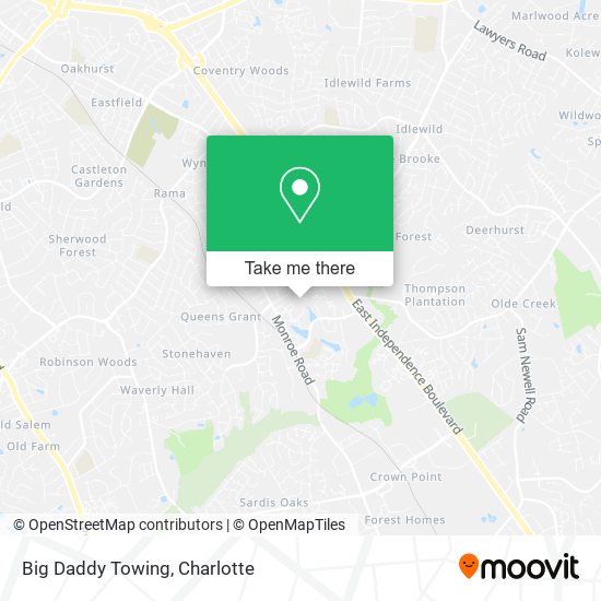 Mapa de Big Daddy Towing