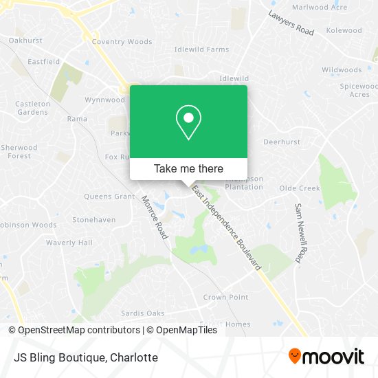 Mapa de JS Bling Boutique