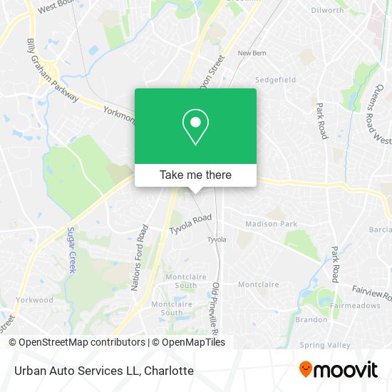 Urban Auto Services LL map