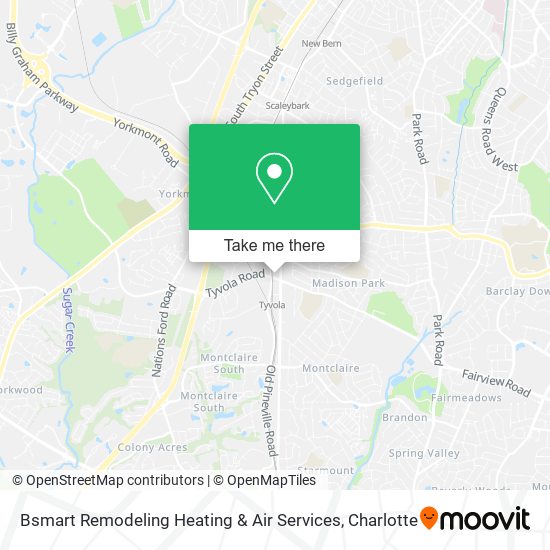 Bsmart Remodeling Heating & Air Services map
