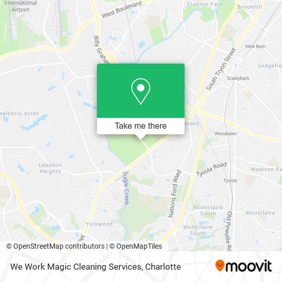 Mapa de We Work Magic Cleaning Services