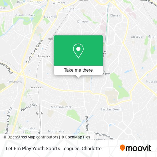 Let Em Play Youth Sports Leagues map