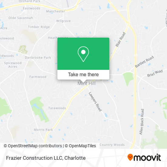 Frazier Construction LLC map