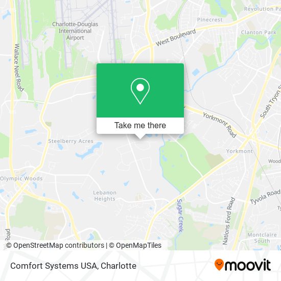 Comfort Systems USA map