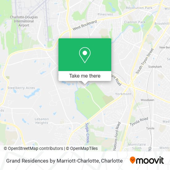 Grand Residences by Marriott-Charlotte map