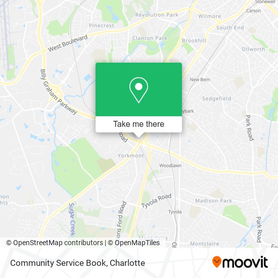 Community Service Book map