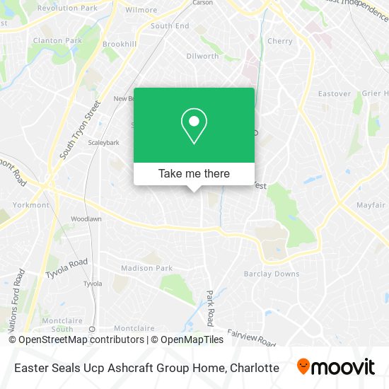 Easter Seals Ucp Ashcraft Group Home map