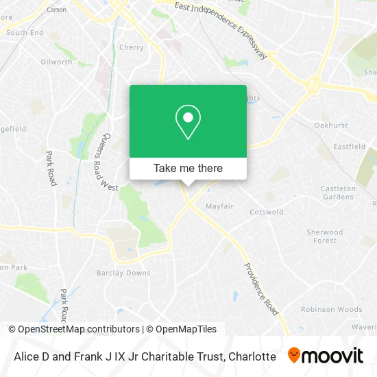 Alice D and Frank J IX Jr Charitable Trust map