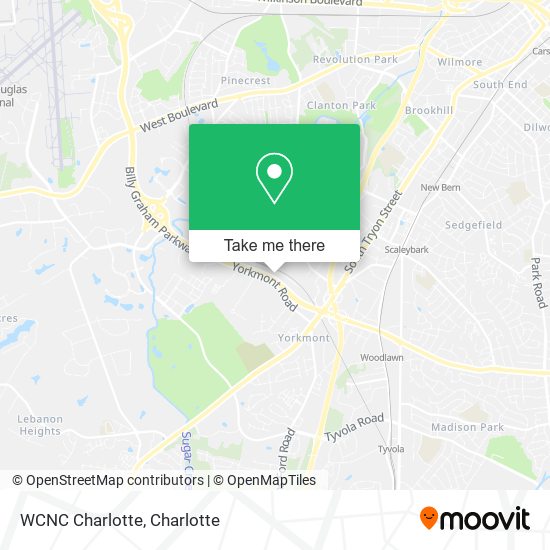 WCNC Charlotte map