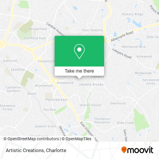 Artistic Creations map