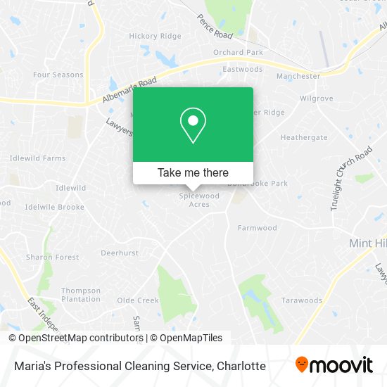 Maria's Professional Cleaning Service map