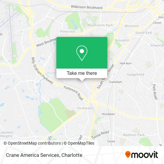 Crane America Services map