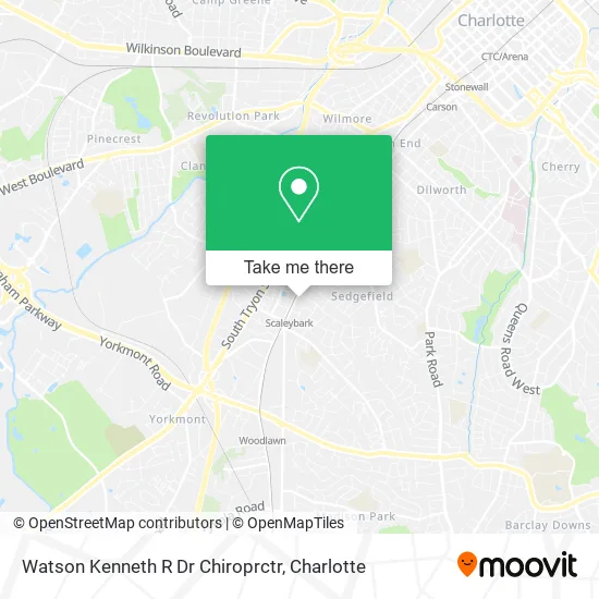 Watson Kenneth R Dr Chiroprctr map