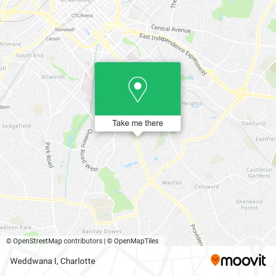 Weddwana I map