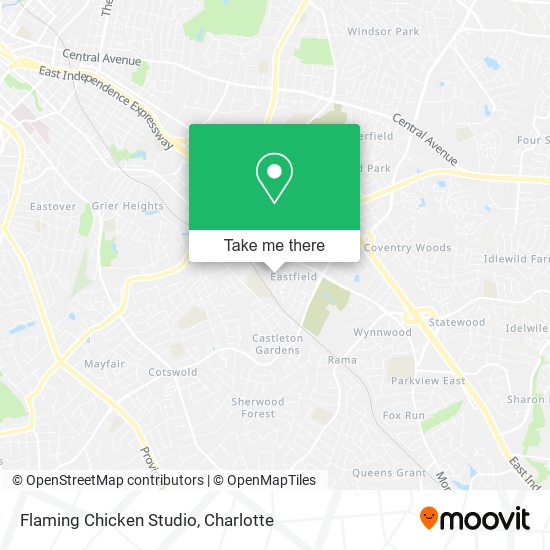 Flaming Chicken Studio map