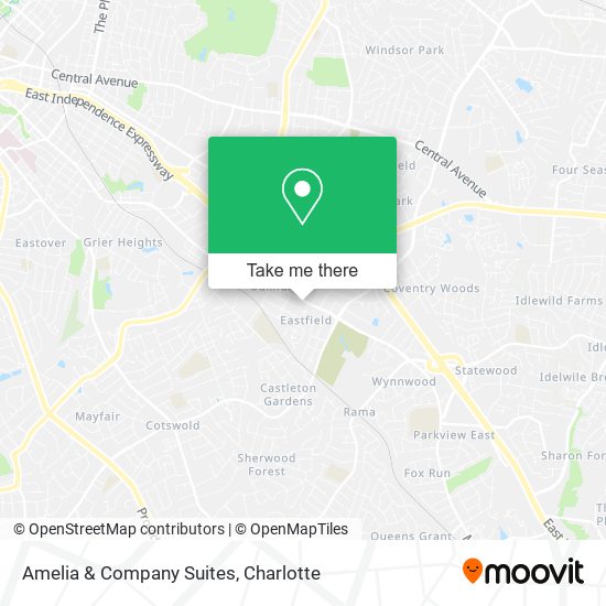 Amelia & Company Suites map