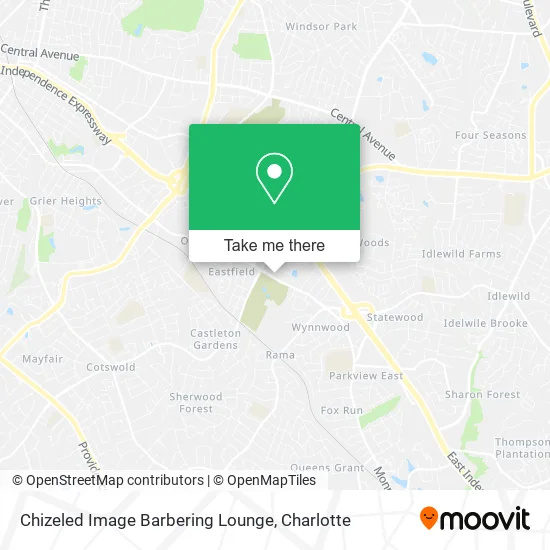 Chizeled Image Barbering Lounge map