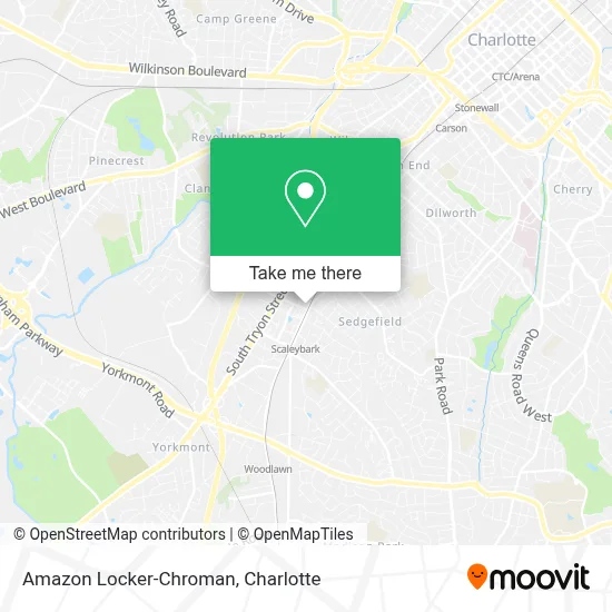 Amazon Locker-Chroman map