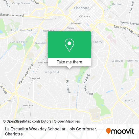 La Escuelita Weekday School at Holy Comforter map