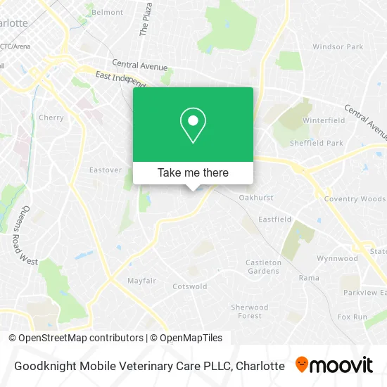 Goodknight Mobile Veterinary Care PLLC map