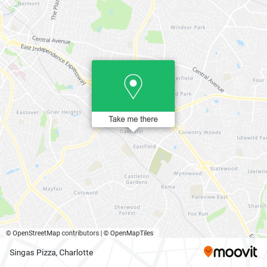 Mapa de Singas Pizza