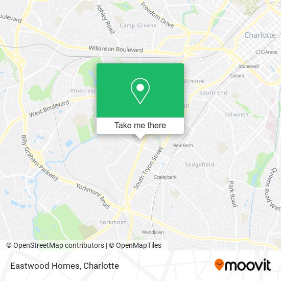 Eastwood Homes map