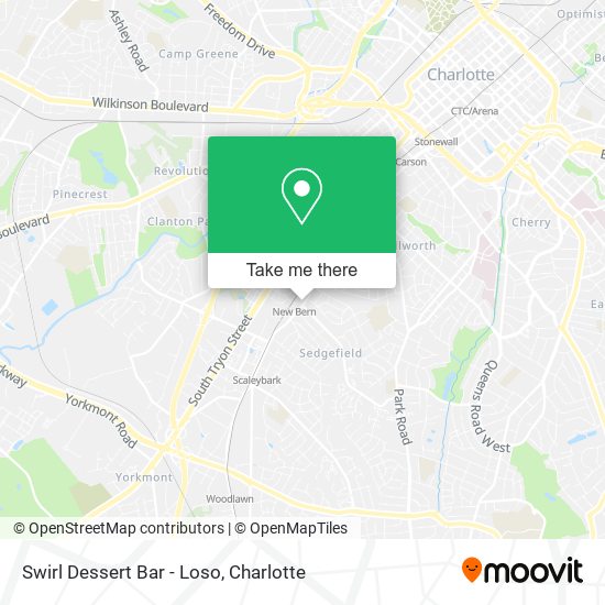 Swirl Dessert Bar - Loso map