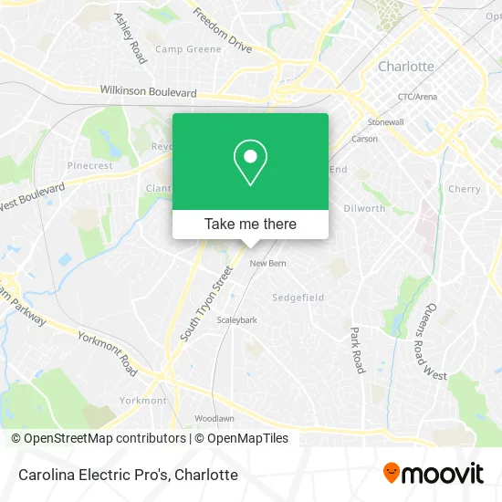 Carolina Electric Pro's map