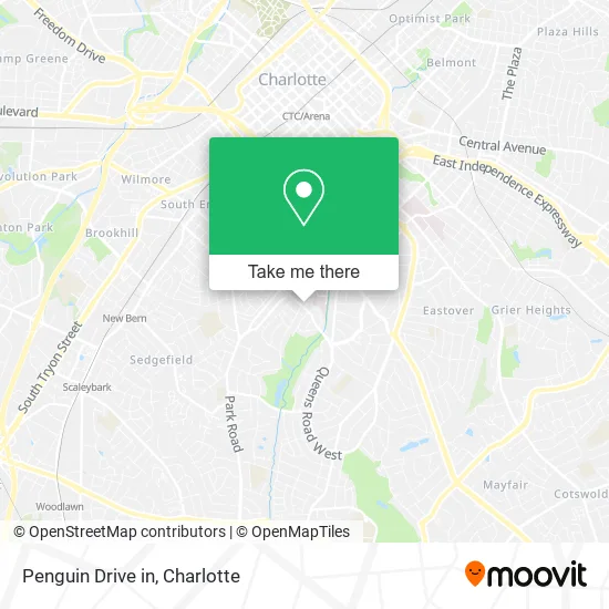 Penguin Drive in map
