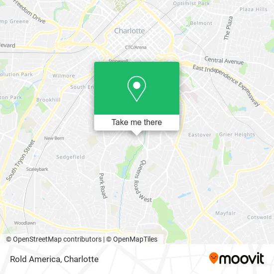 Rold America map