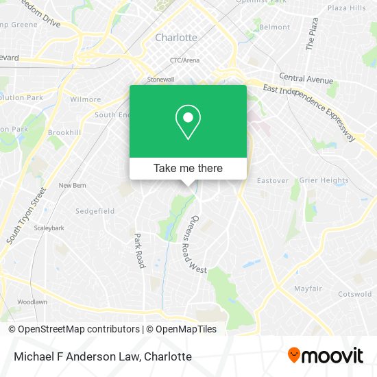 Mapa de Michael F Anderson Law