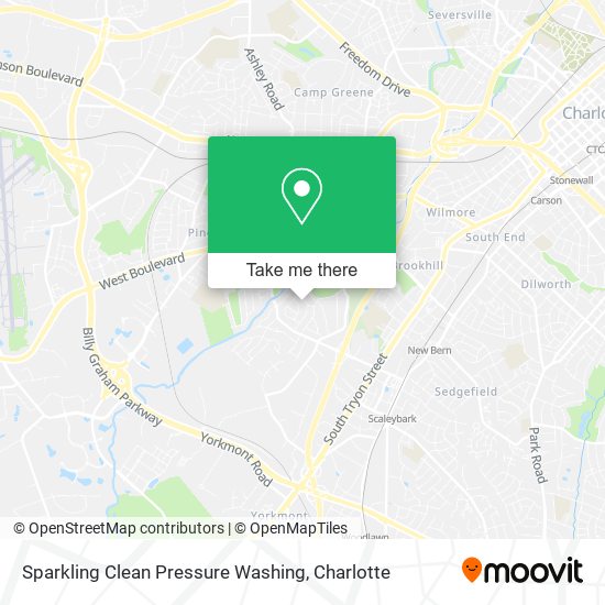 Sparkling Clean Pressure Washing map