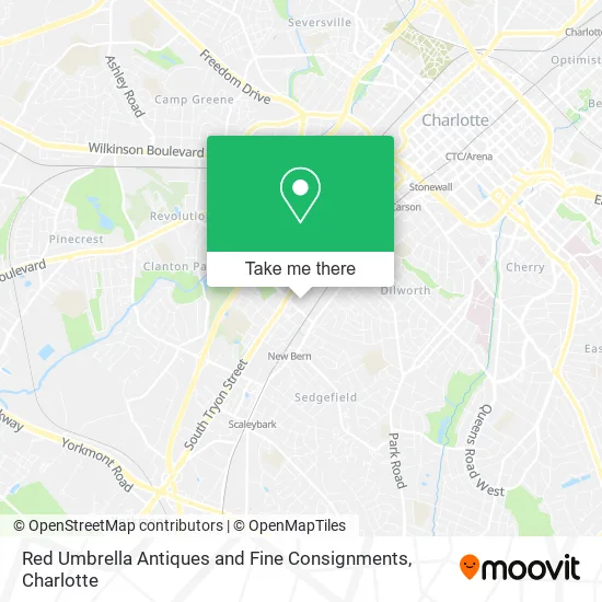 Red Umbrella Antiques and Fine Consignments map