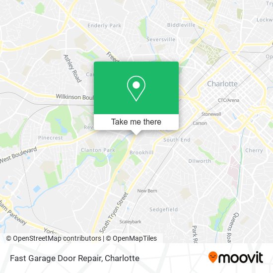 Mapa de Fast Garage Door Repair