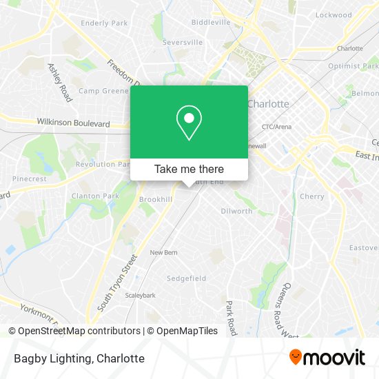 Mapa de Bagby Lighting