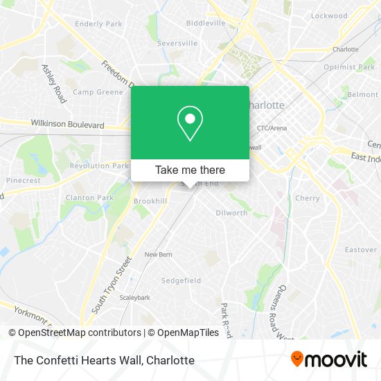 Mapa de The Confetti Hearts Wall