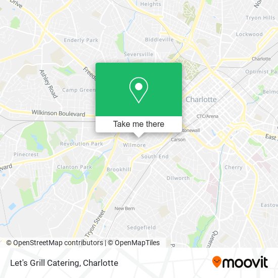 Let's Grill Catering map
