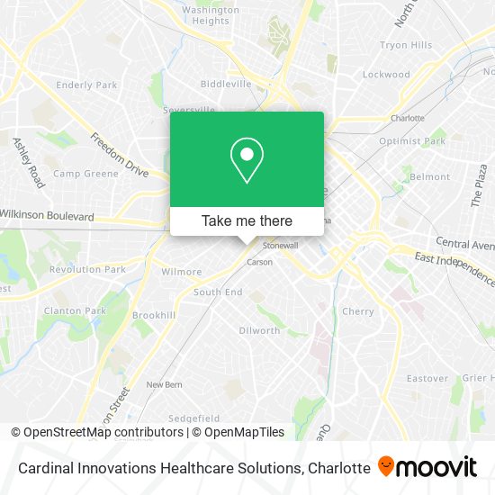 Mapa de Cardinal Innovations Healthcare Solutions