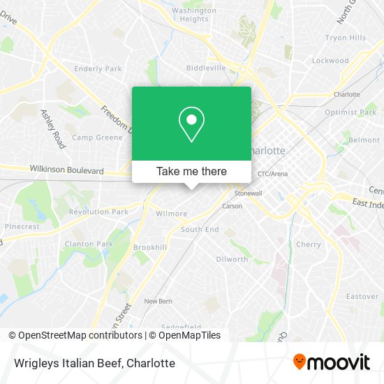 Wrigleys Italian Beef map
