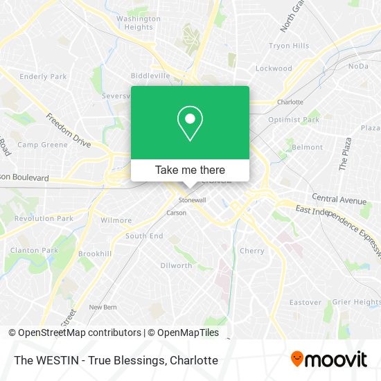 Mapa de The WESTIN - True Blessings