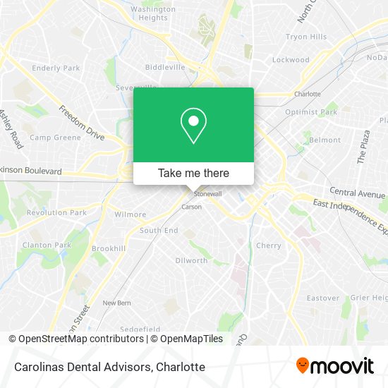 Mapa de Carolinas Dental Advisors