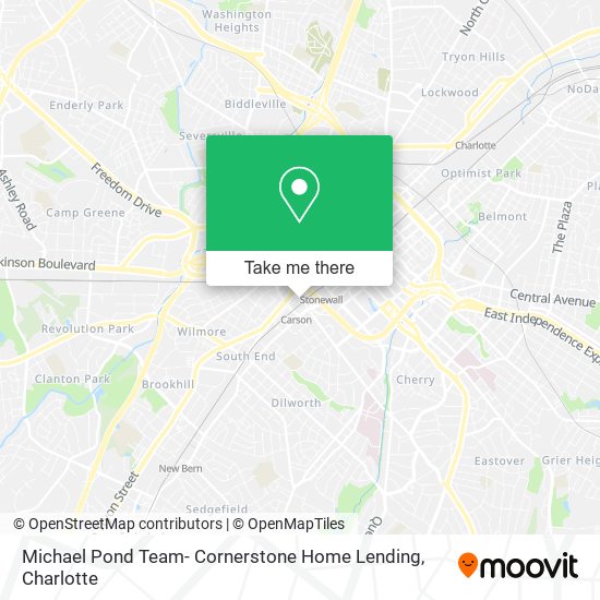 Michael Pond Team- Cornerstone Home Lending map