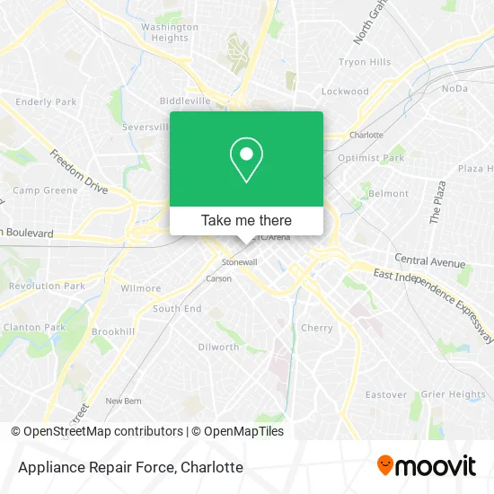 Appliance Repair Force map