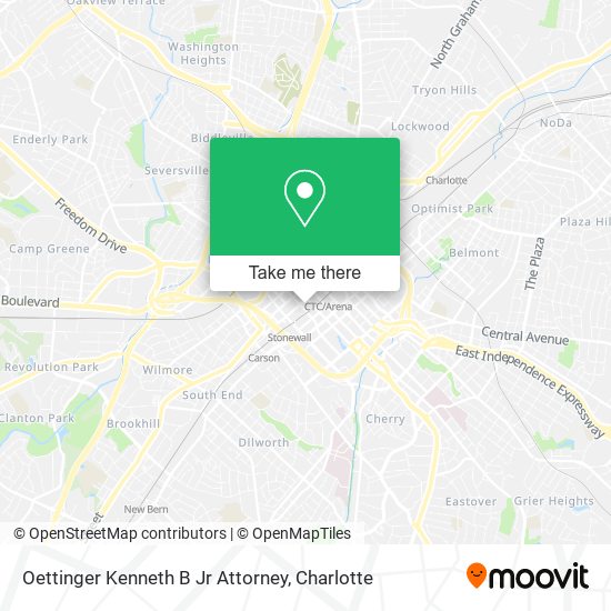 Oettinger Kenneth B Jr Attorney map