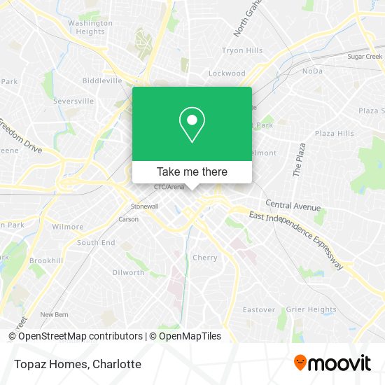 Mapa de Topaz Homes
