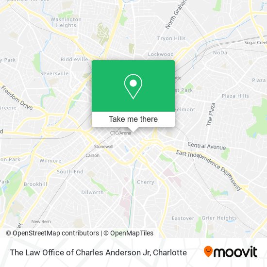 Mapa de The Law Office of Charles Anderson Jr