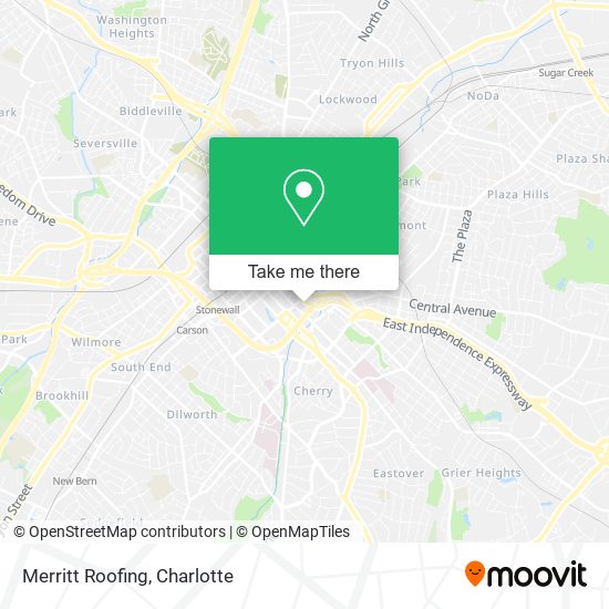 Mapa de Merritt Roofing