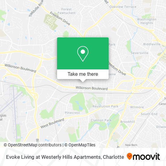 Mapa de Evoke Living at Westerly Hills Apartments