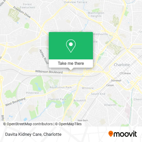 Davita Kidney Care map