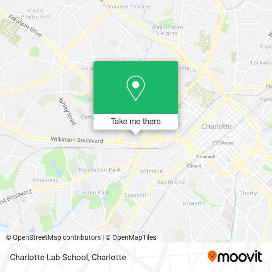 Charlotte Lab School map